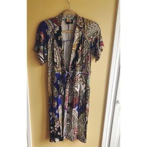 Just Cavalli printed dress robe